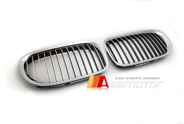 Chrome Front Kidney Grilles Set fit for 2008-2015 BMW F01 / F02 7-Series