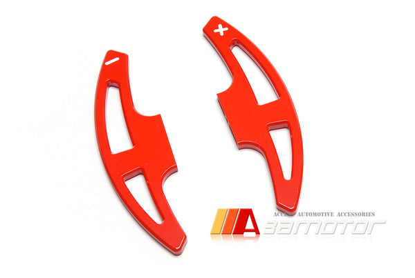 Steering Wheel Extend DCT Clutch Shifter Paddles Set Red fit for E90 M3 / E92 M3 / E93 M3 / E70 X5M / E71 X6M