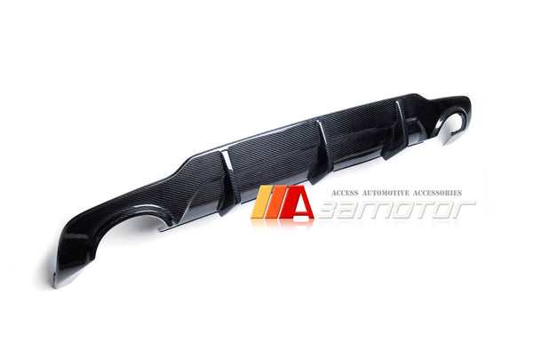 Carbon Fiber Rear Bumper Diffuser Dual fit for 2012-2015 Mercedes W204 Facelift / C204 C-Class AMG