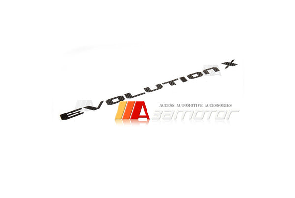 Carbon Fiber Evolution X Trunk Emblem Badge fit for Mitsubishi Lancer Evolution X EVO 10