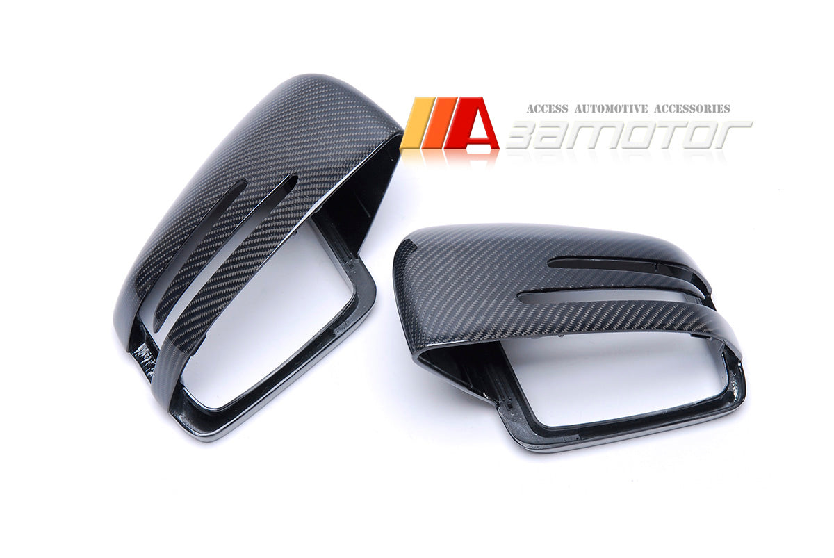 Replacement Carbon Fiber Side Mirrors Set fit for Mercedes W251 R-Class / W166 ML-Class / X166 GL-Class / W463 G-Class