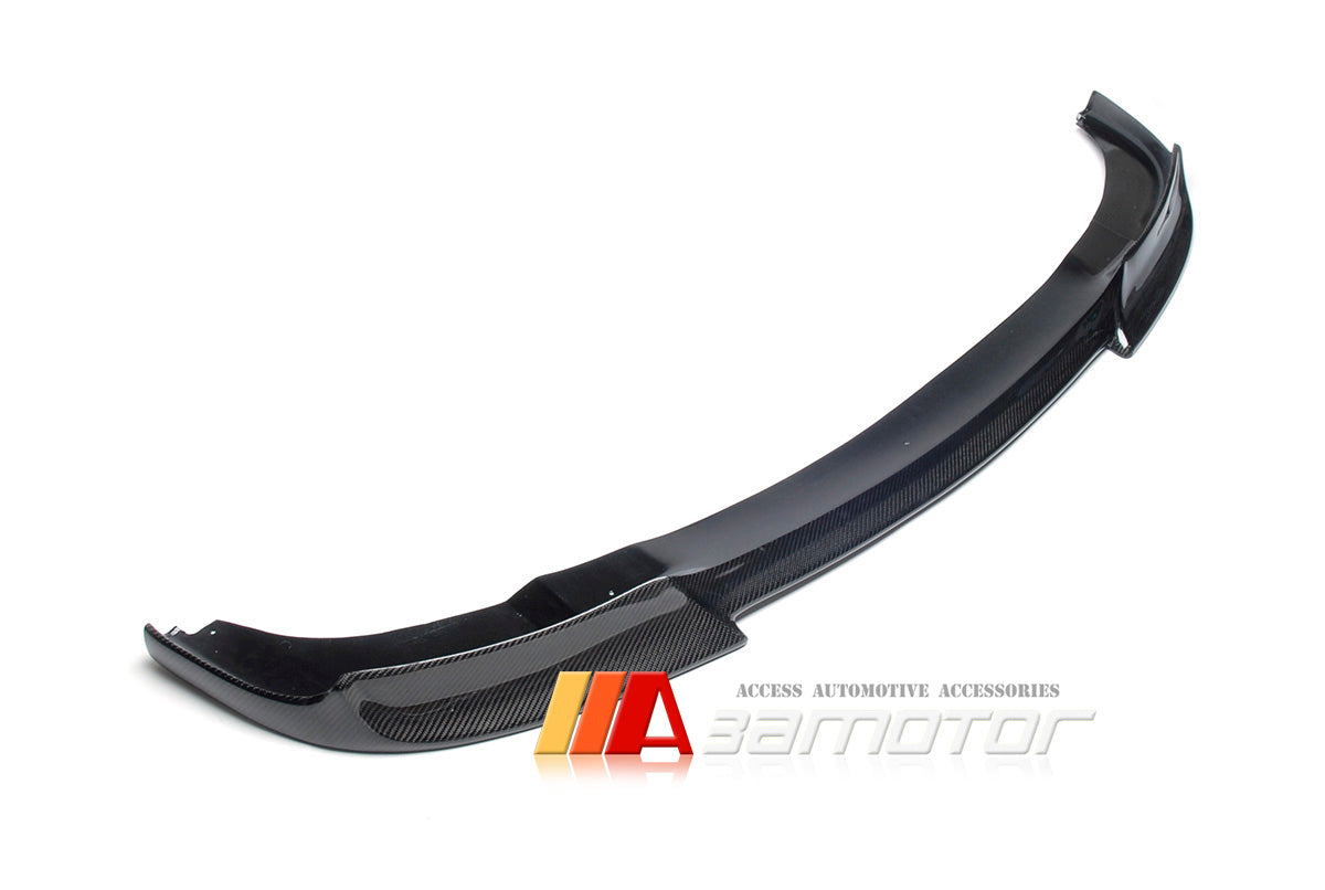 Carbon Fiber Front Lip Spoiler fit for 2011-2016 BMW F10 5-Series with aftermarket M5 Bumper only