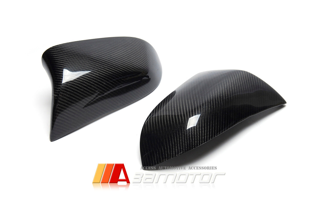 Replacement Matte Carbon Fiber Side Mirrors Set fit for BMW X3 F25 / X4 F26 / X5 F15 / X6 F16