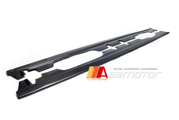 Carbon Fiber E Style Side Skirt Extensions Set fit for 2008-2013 BMW E90 M3 / E92 M3 / E93 M3