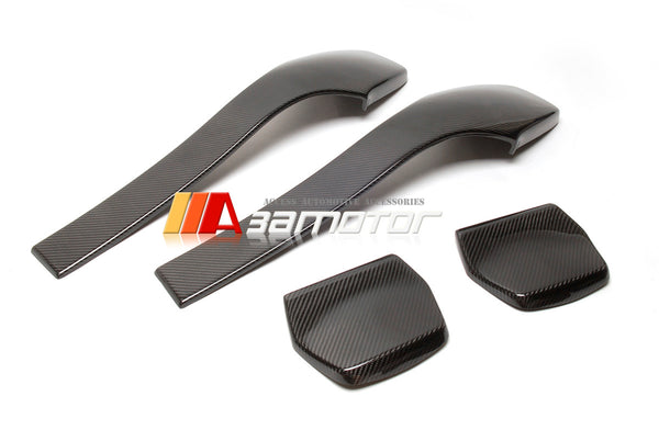 Carbon Fiber Front Seat Back Trim Covers 4 PCS Set fit for BMW F80 M3 / F82 F83 M4