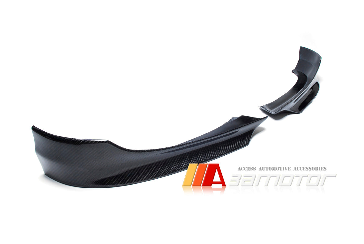 Carbon Fiber Front Bumper Splitters Set fit for 2009-2011 BMW E90 / E91 LCI 3-Series