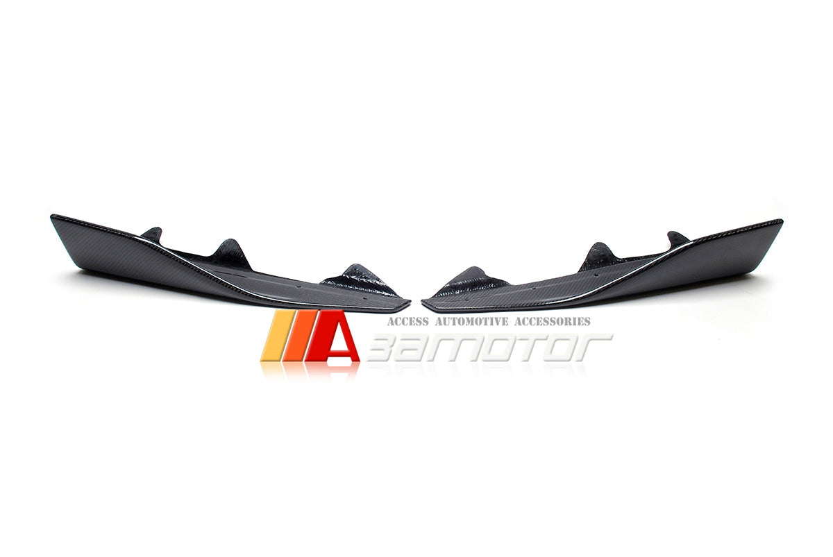 Carbon Fiber Side Skirt Splitter Lip Spoilers fit for 2016-2021 BMW F87 M2