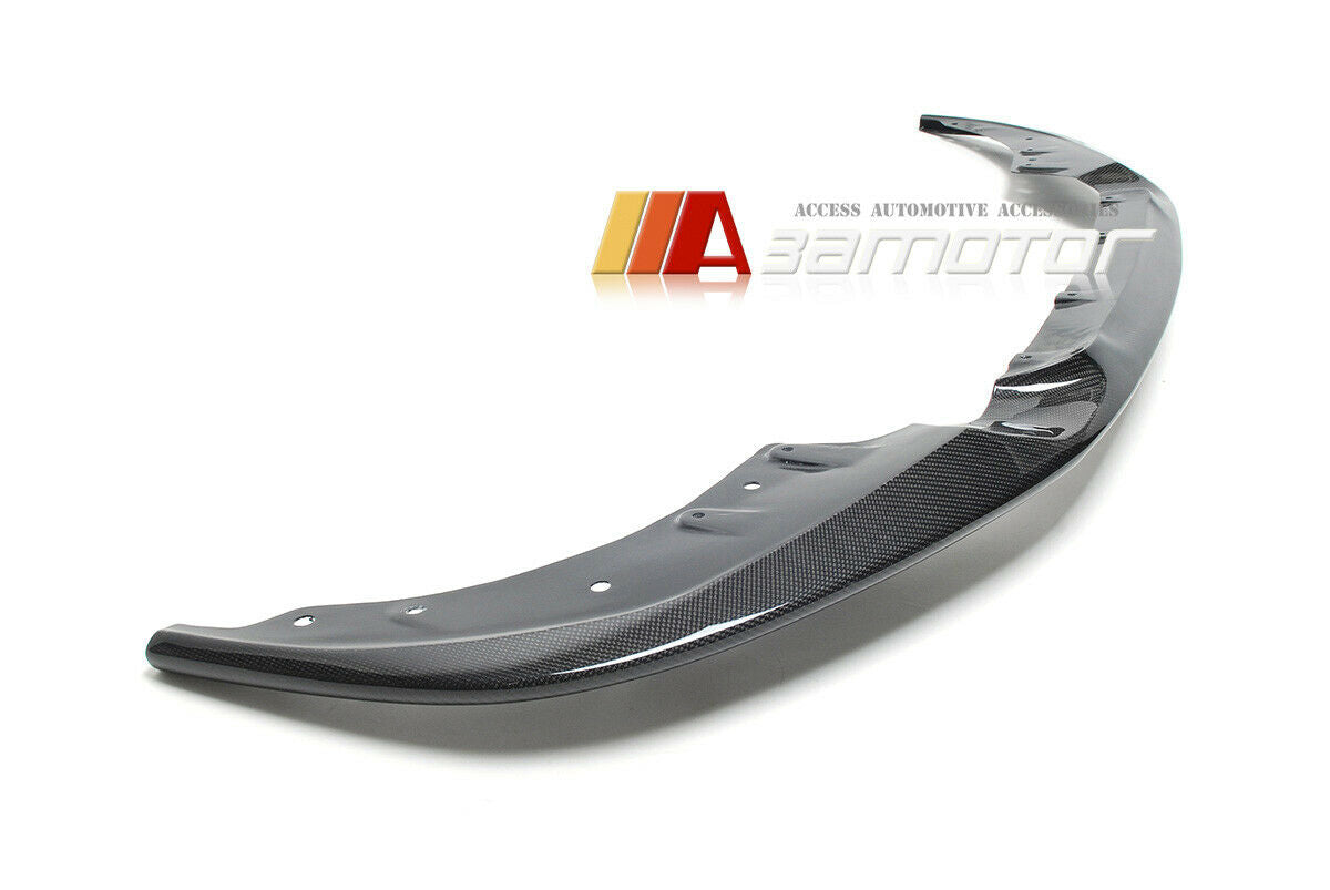 Carbon Fiber Front Bumper Lip Spoiler fit for 2021-2022 BMW G22 / G23 4-Series M Sport