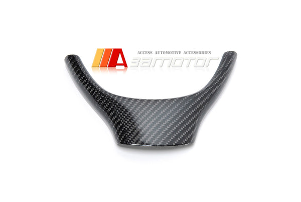 Carbon Fiber Steering Wheel Font Trim Cover fit for BMW 5-Series F10 / F11 / F07 GT