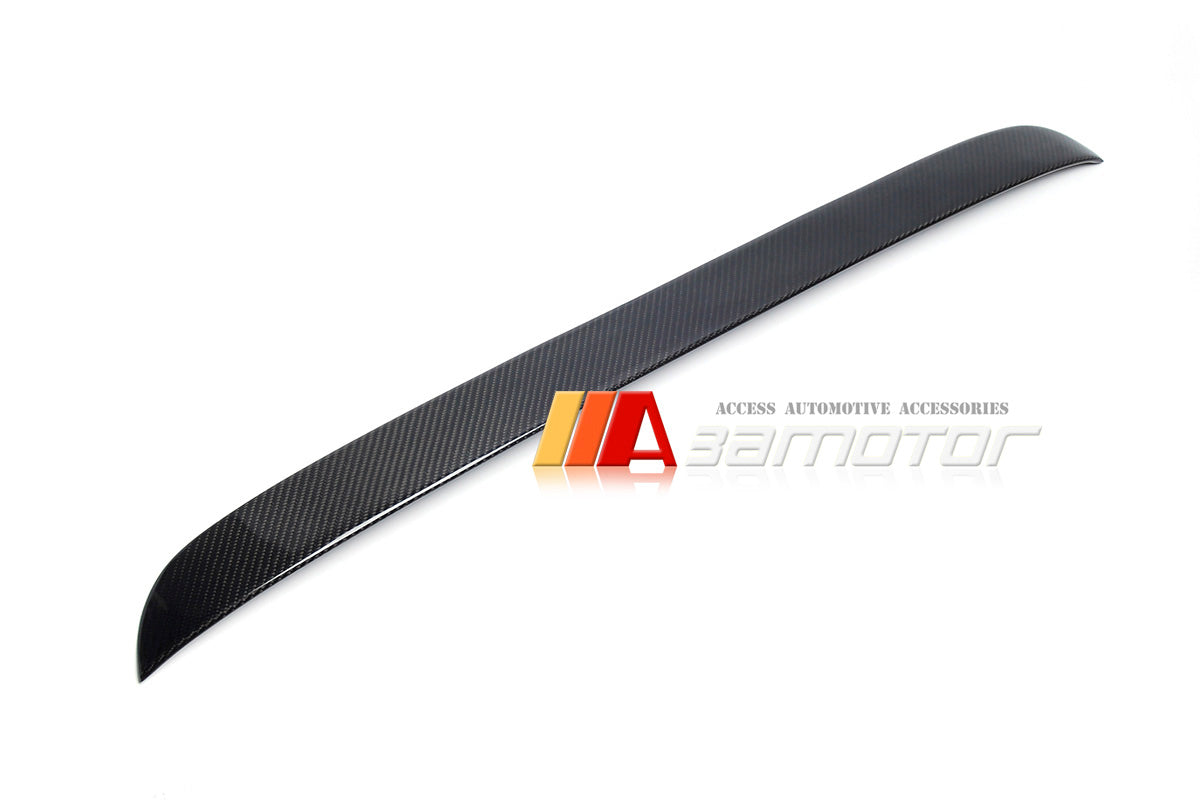 Carbon Fiber A Window Roof Spoiler Wing fit for 2016-2021 Mercedes W205 C-Class Sedan