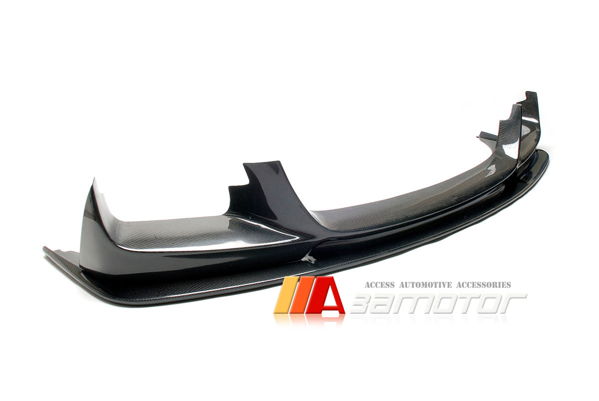 Carbon Fiber 3D Front Bumper Lip Spoiler 2PCS Set fit for 2012-2017 BMW F06 / F12 / F13 6-Series M Sport Package