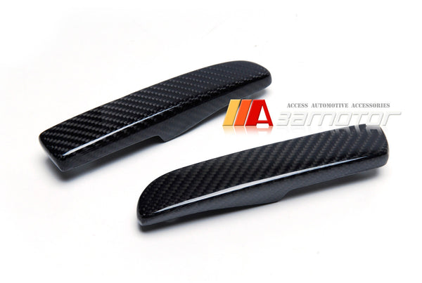 Carbon Fiber Rear Bumper Inserts 2 PCS Set fit for Mitsubishi Lancer Evolution X EVO 10