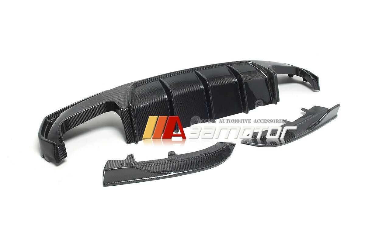 Carbon Fiber MP Rear Diffuser + Bumper Extensions Set fit for G22 / G23 4-Series M Sport