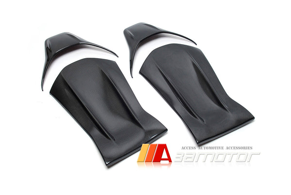 Carbon Fiber Front Seat Back Trim Covers 4 PCS Set fit for Mercedes C117 CLA45 W176 A45 X156 GLA45 W205 C63 C63s