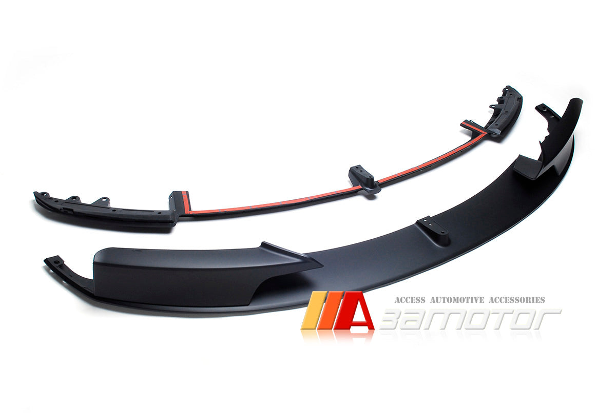 Polypropylene Front Bumper P Lip Spoiler fit for 2012-2019 BMW F30 / F31 3-Series M Sport