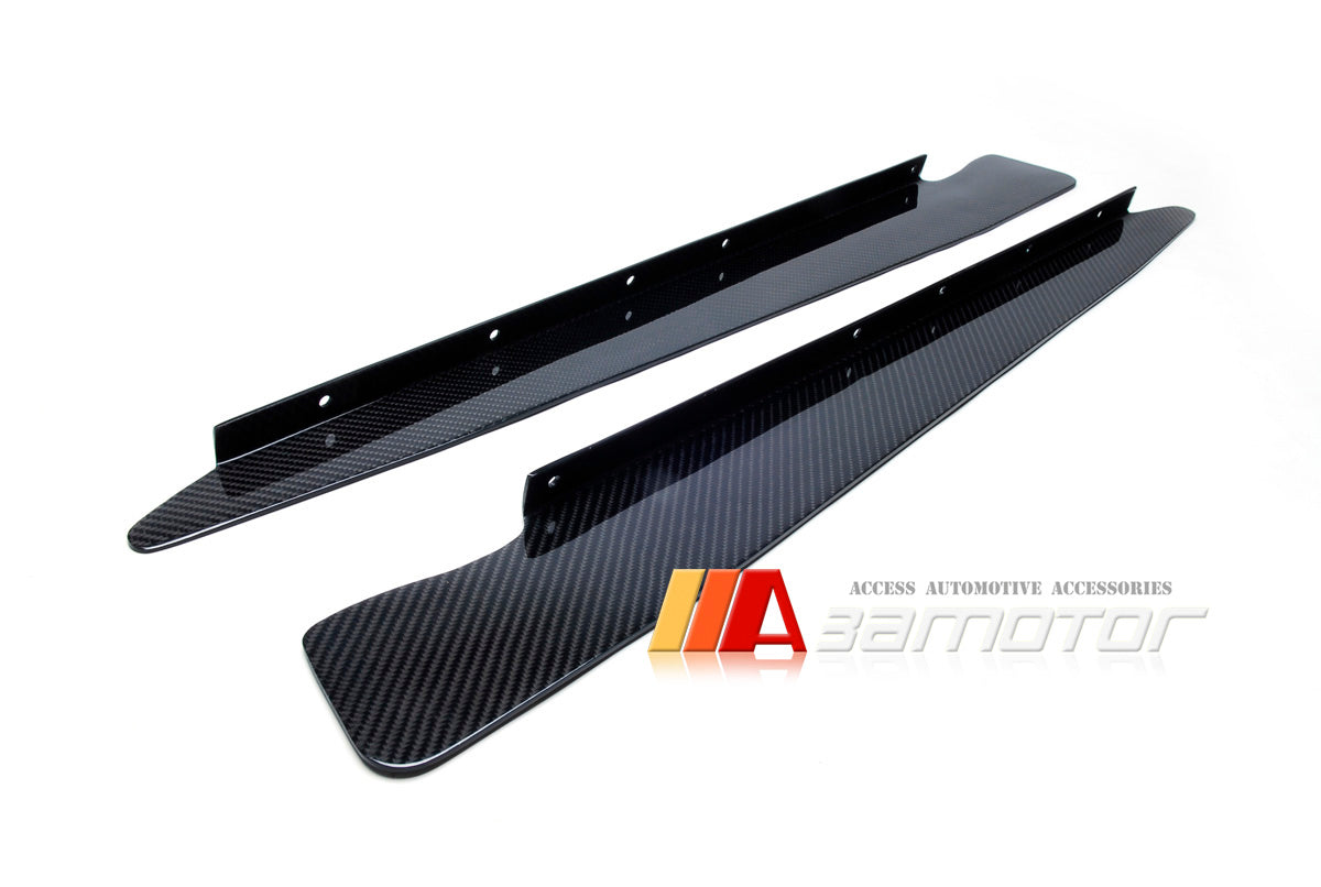 Carbon Fiber Rear Bumper Diffuser Blade Fins fit for 2008-2011 Nissan GT-R R35 CBA