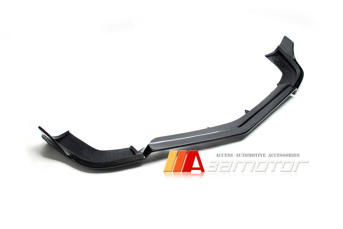 Carbon Fiber RE Front Bumper Lip Spoiler 3 PCS Set fit for 2011-2014 Mercedes W218 CLS63 AMG