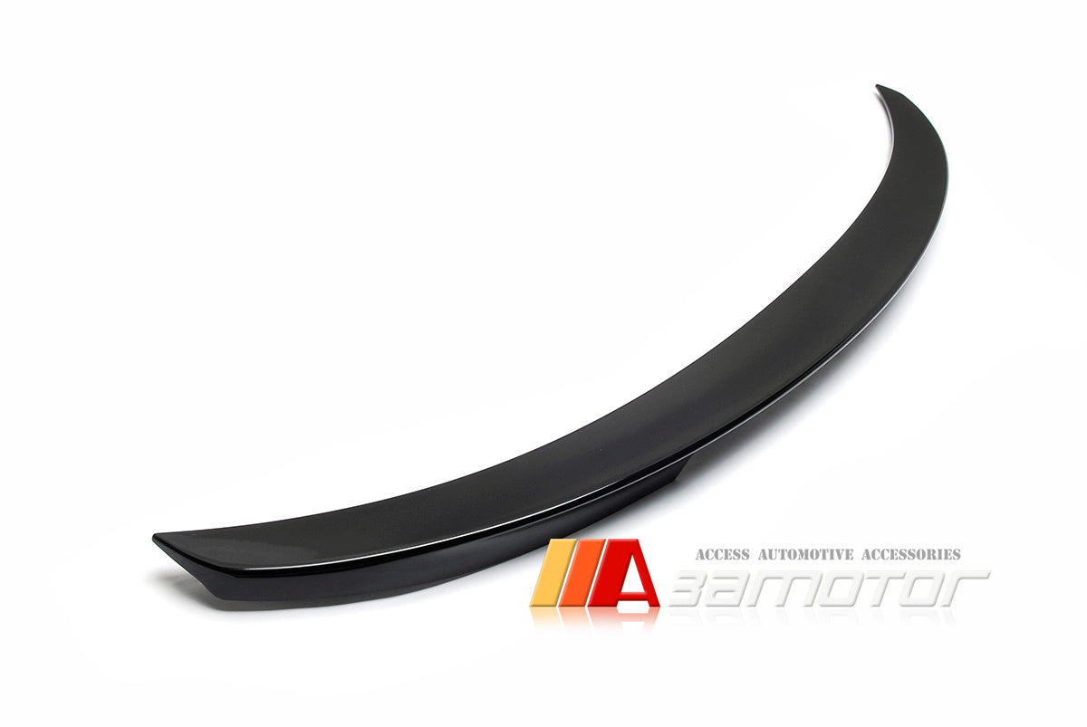 3AMOTOR Pre-Painted Rear Trunk Spoiler Wing #668 Black fit for 2014-2020 BMW F36 4-Series Gran Coupe