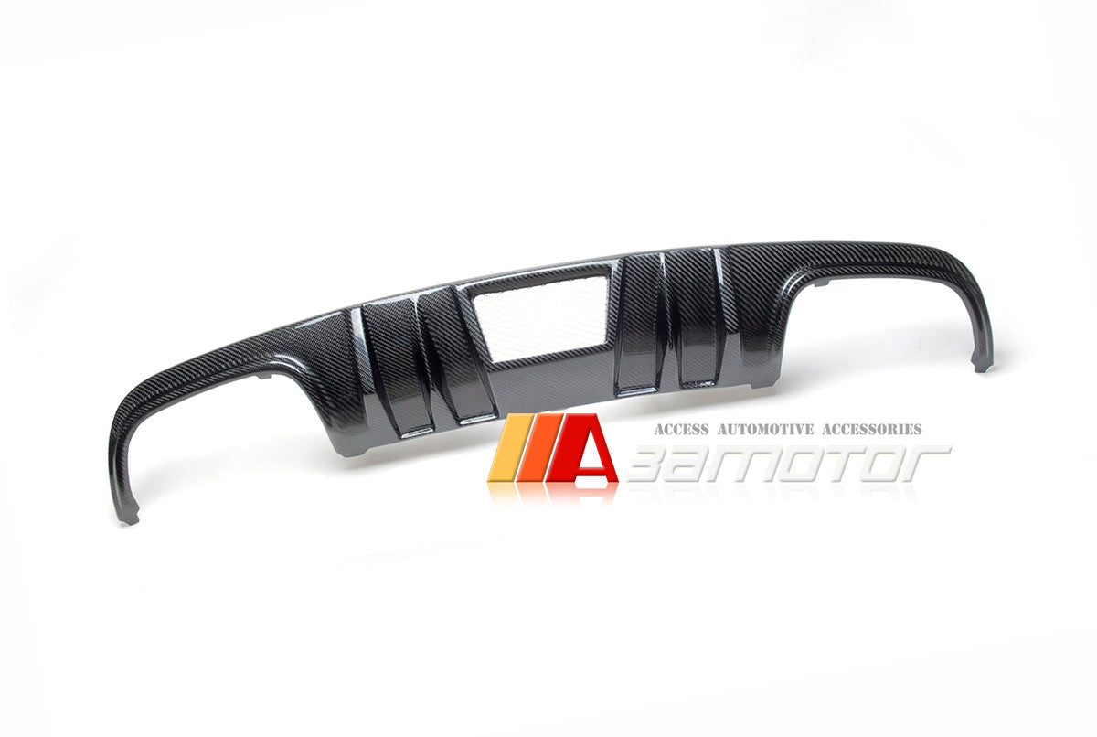 Carbon Fiber Rear Bumper Diffuser Quad fit for 2008-2010 Mercedes W204 Pre-Facelift C63 AMG