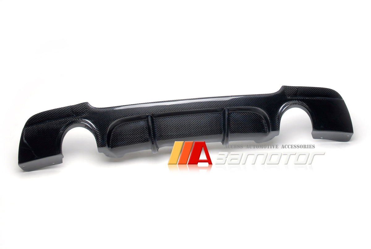 Carbon Fiber MP Rear Bumper Diffuser Dual fit for 2011-2013 BMW E92 3-Series Coupe M Sport