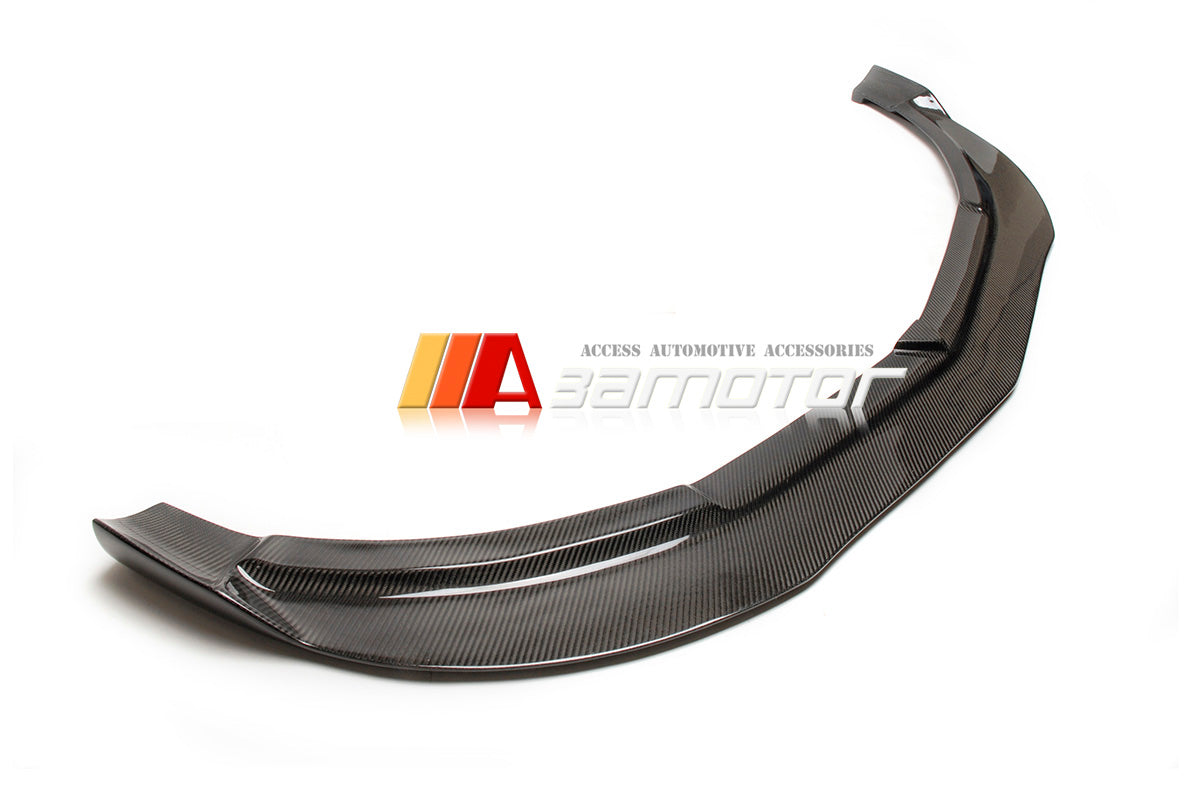 Carbon Fiber R Front Bumper Lip Spoiler fit for 2014-2018 Mercedes W117 / C117 CLA Class AMG & CLA45