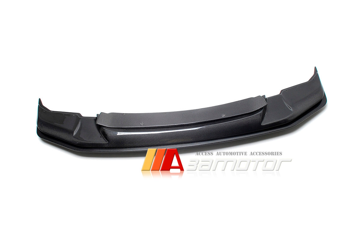 Carbon Fiber Front Bumper Lip Spoiler Adjustable Splitters Set fit for 2016-2018 BMW F87 M2