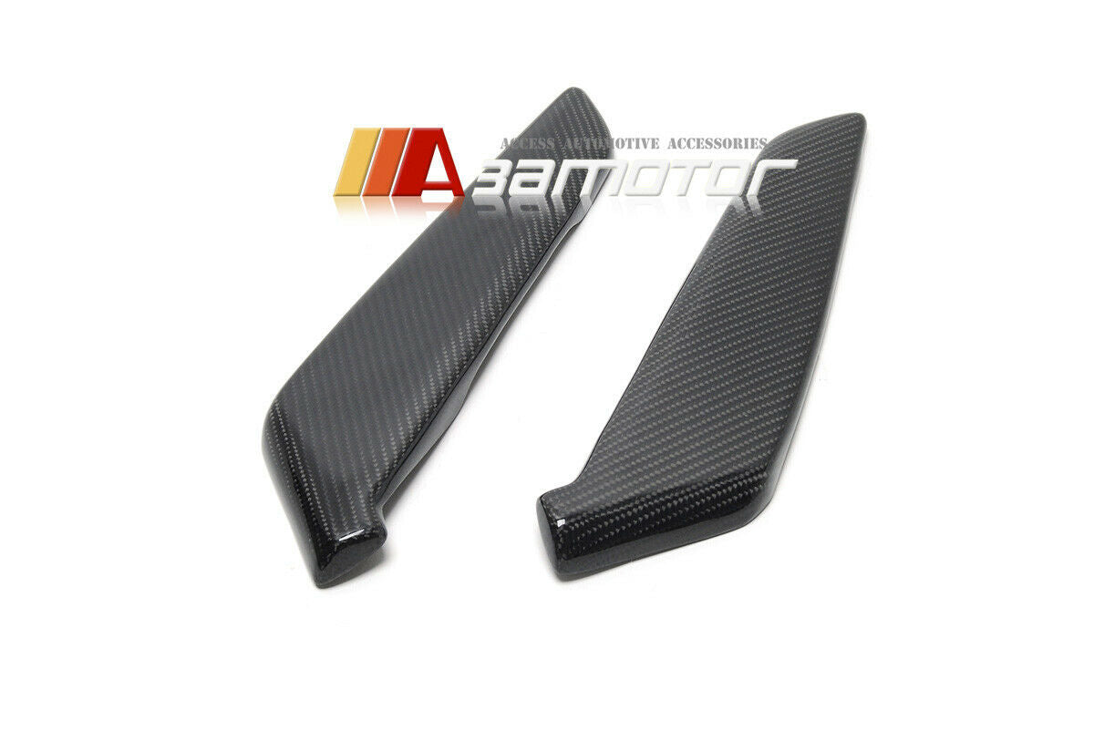 Carbon Fiber Fender Side Marker Vent Trim Covers Set fit for 2018-2020 BMW G30 / G31 5-Series Pre-LCI