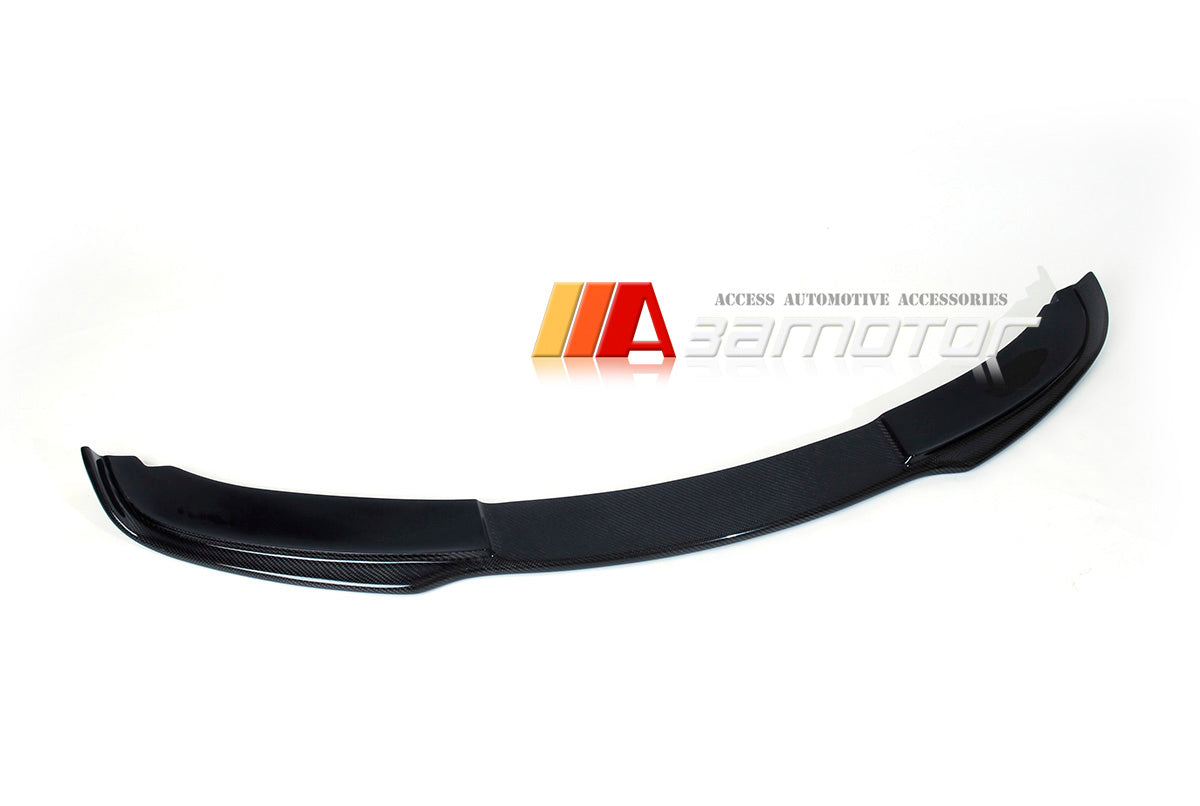 Carbon Fiber Front Bumper Lip Spoiler fit for 2005-2008 BMW E90 / E91 3-Series Pre-LCI