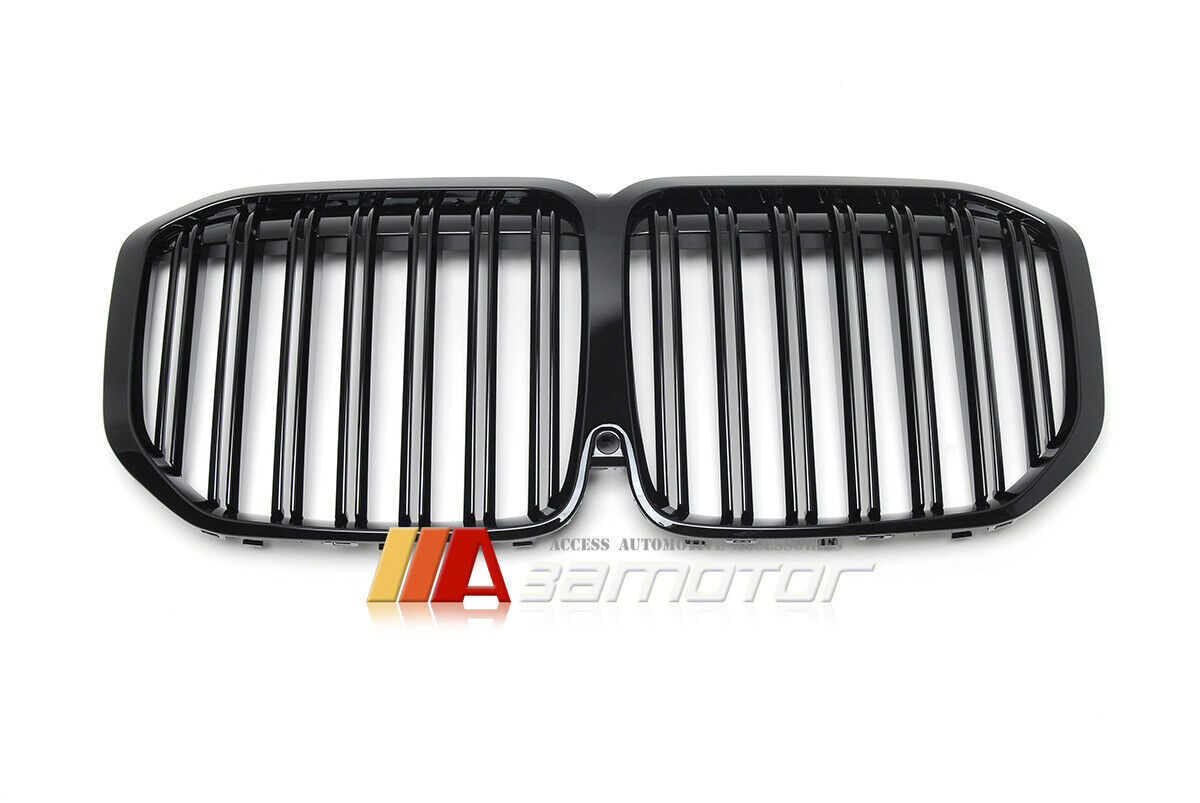 Gloss Black Dual Slat Style Front Grille fit for 2020-2022 BMW G07 X7 SUV