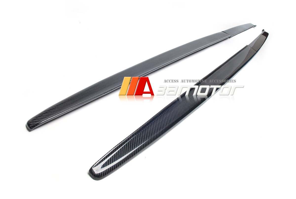 Carbon Fiber MP Side Skirt Extensions Set fit for 2012-2019 BMW F30 / F31 3-Series M Sport Package