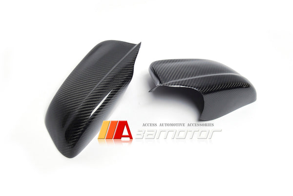 Carbon Fiber Side Mirror Cap Covers Set fit for for 2011-2014 BMW F10 / F11 Pre-LCI 5-Series