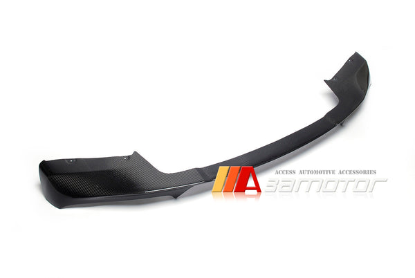 Carbon Fiber P Front Bumper Lip Spoiler fit for 2015-2017 BMW F16 X6 M Sport Package