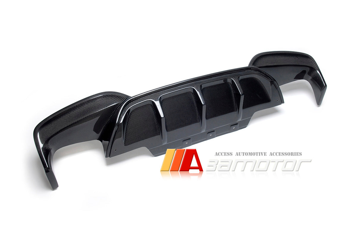 thumbnail interactive-video image 1 of Carbon Fiber Rear Bumper Diffuser For BMW 6 Series F06 F12 F13 M Sport M6 (2012-2016) 1 of 5