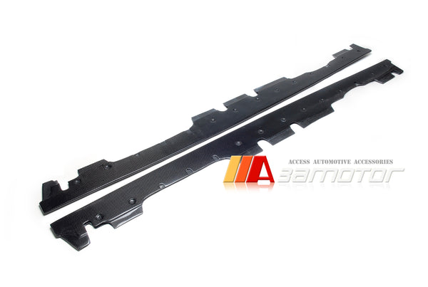 Carbon Fiber E Style Side Skirt Extensions Set fit for 2008-2013 BMW E90 M3 / E92 M3 / E93 M3