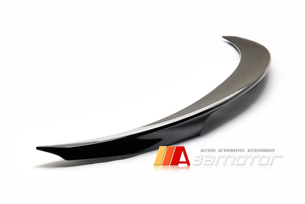 3AMOTOR Pre-Painted Rear Trunk Spoiler Wing #668 Black fit for 2014-2020 BMW F36 4-Series Gran Coupe