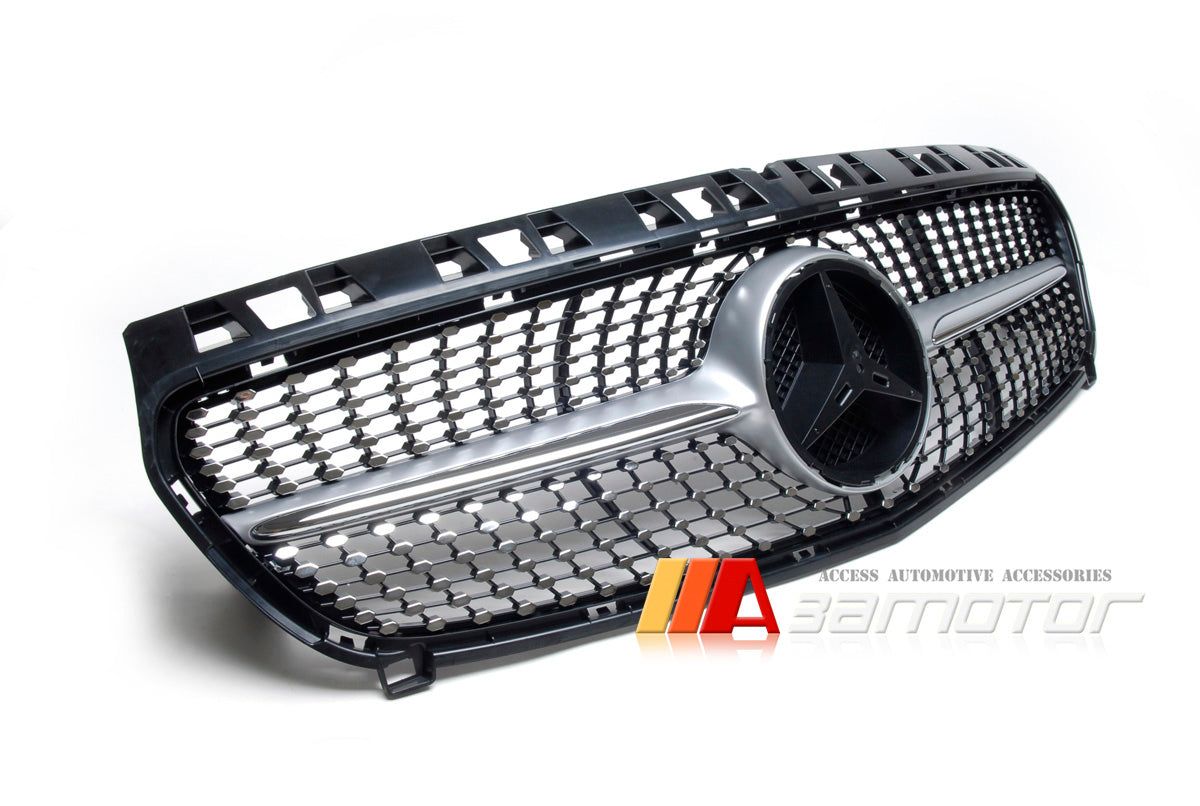 Diamond Style Front Grille fit for 2013-2017 Mercedes W176 A-Class