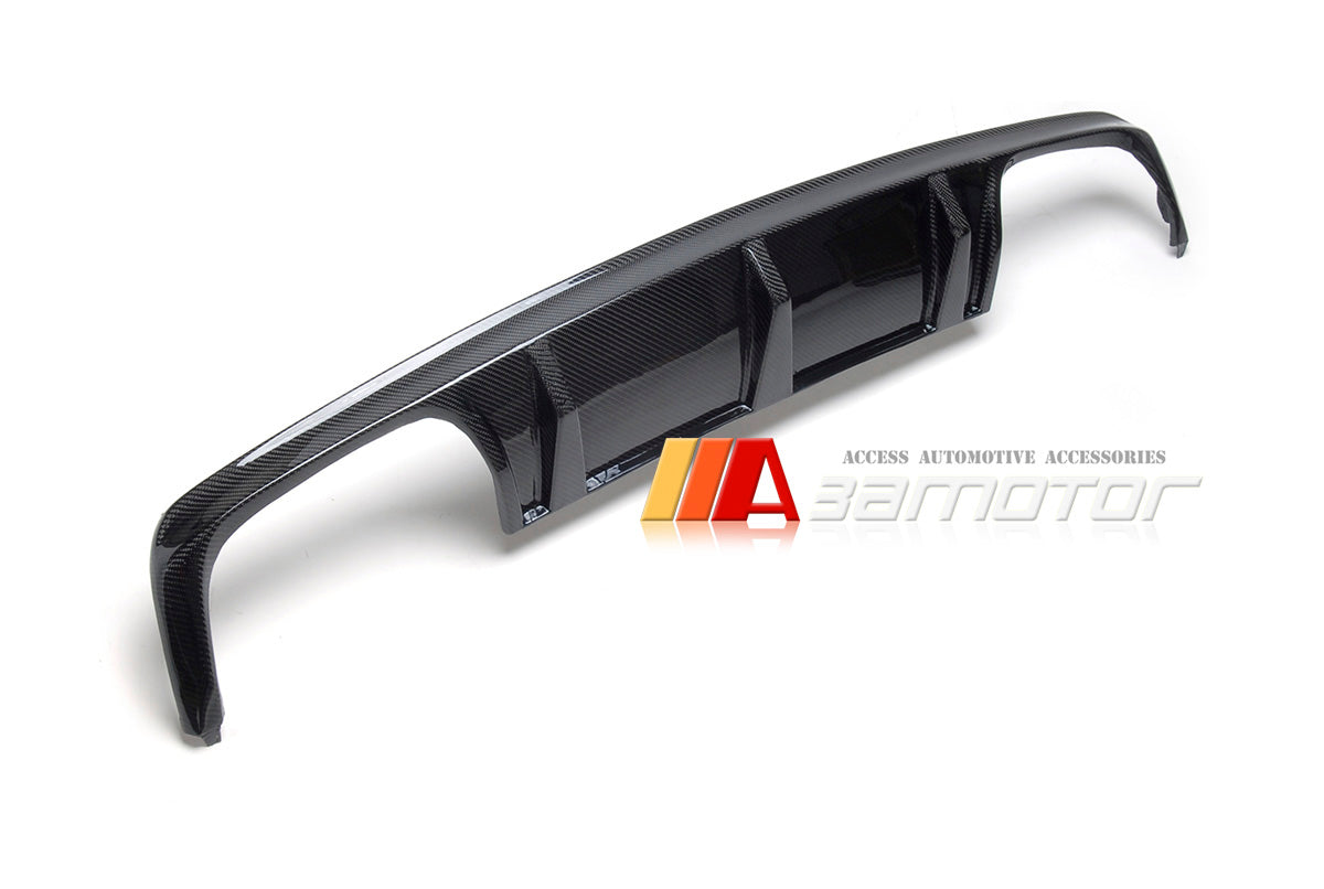 Carbon Fiber Rear Bumper Diffuser Quad fits 2008-2011 Mercedes S204 C63 Pre-Facelift AMG Wagon