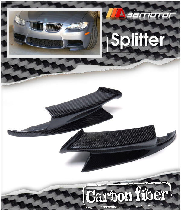 Carbon Fiber MP Front Bumper Splitter Se fit for 2007-2013 BMW E90 M3 / E92 M3 / E93 M3