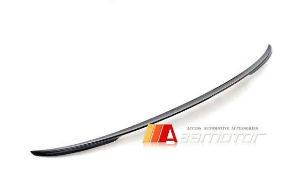 Carbon Fiber P Rear Trunk Spoiler Wing fit for 2012-2016 BMW F10 5-Series Sedan & M5