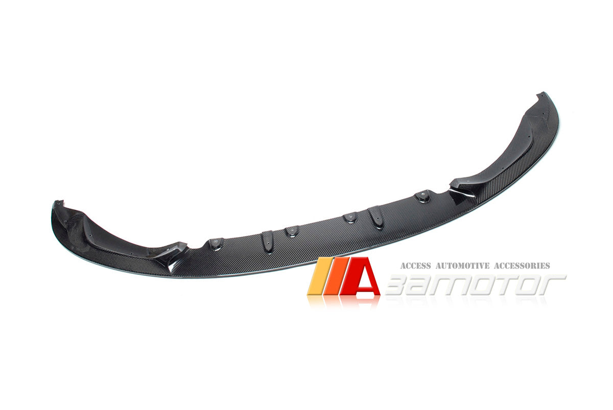 Carbon Fiber 3D Front Bumper Lip Spoiler fit for 2015-2021 BMW F80 M3 / F82 F83 M4