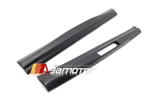 Carbon Fiber Door Sill Scuff Plate Trim Cover Set fit for 2016-2020 Porsche 718 / 911