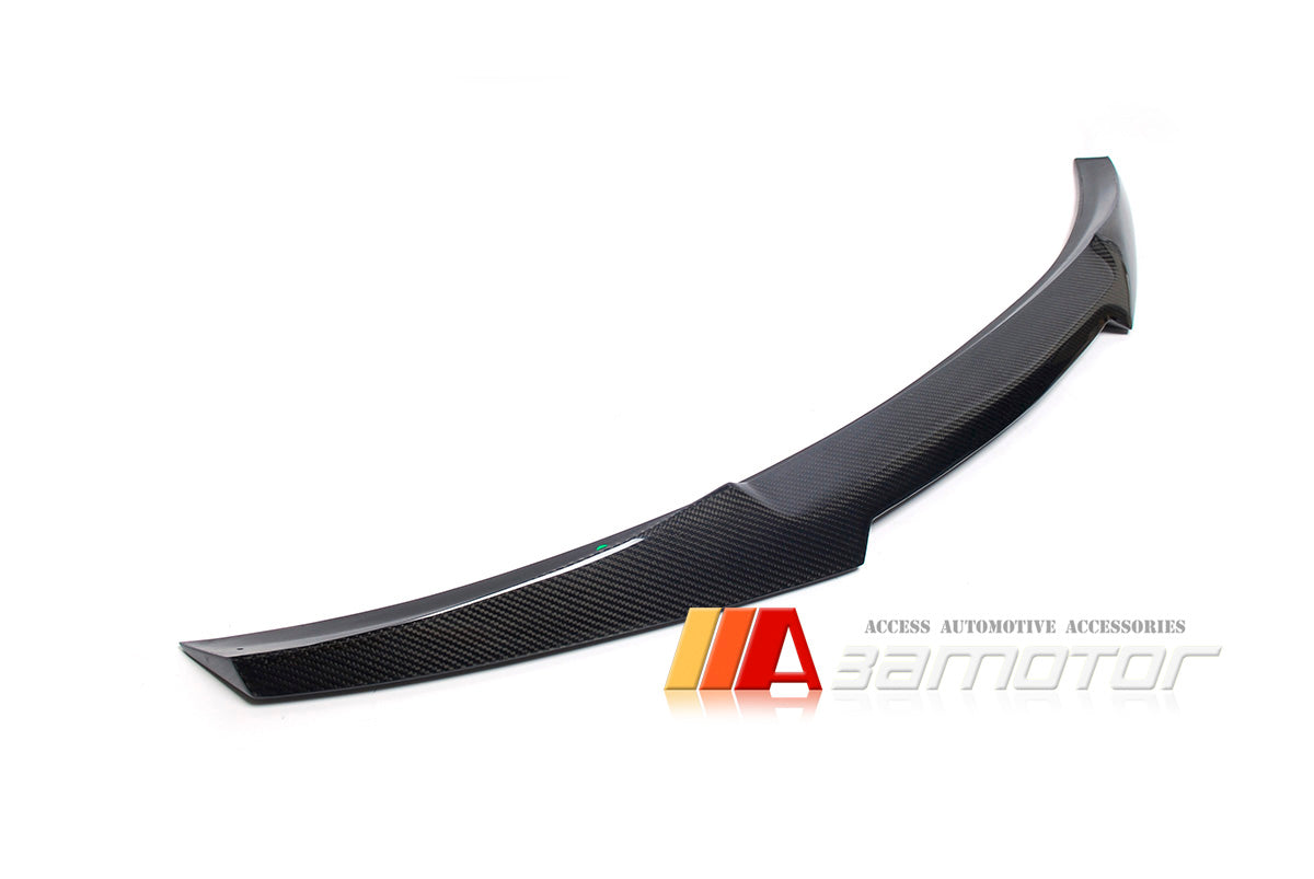 Carbon Fiber V Rear Trunk Spoiler Wing fit for 2014-2019 BMW F32 4-Series Coupe