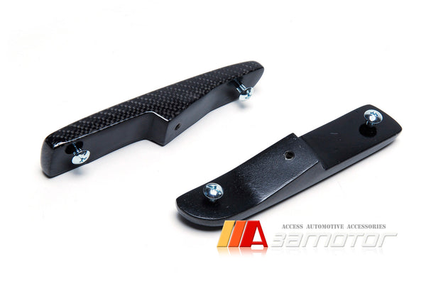 Carbon Fiber Rear Bumper Inserts 2 PCS Set fit for Mitsubishi Lancer Evolution X EVO 10