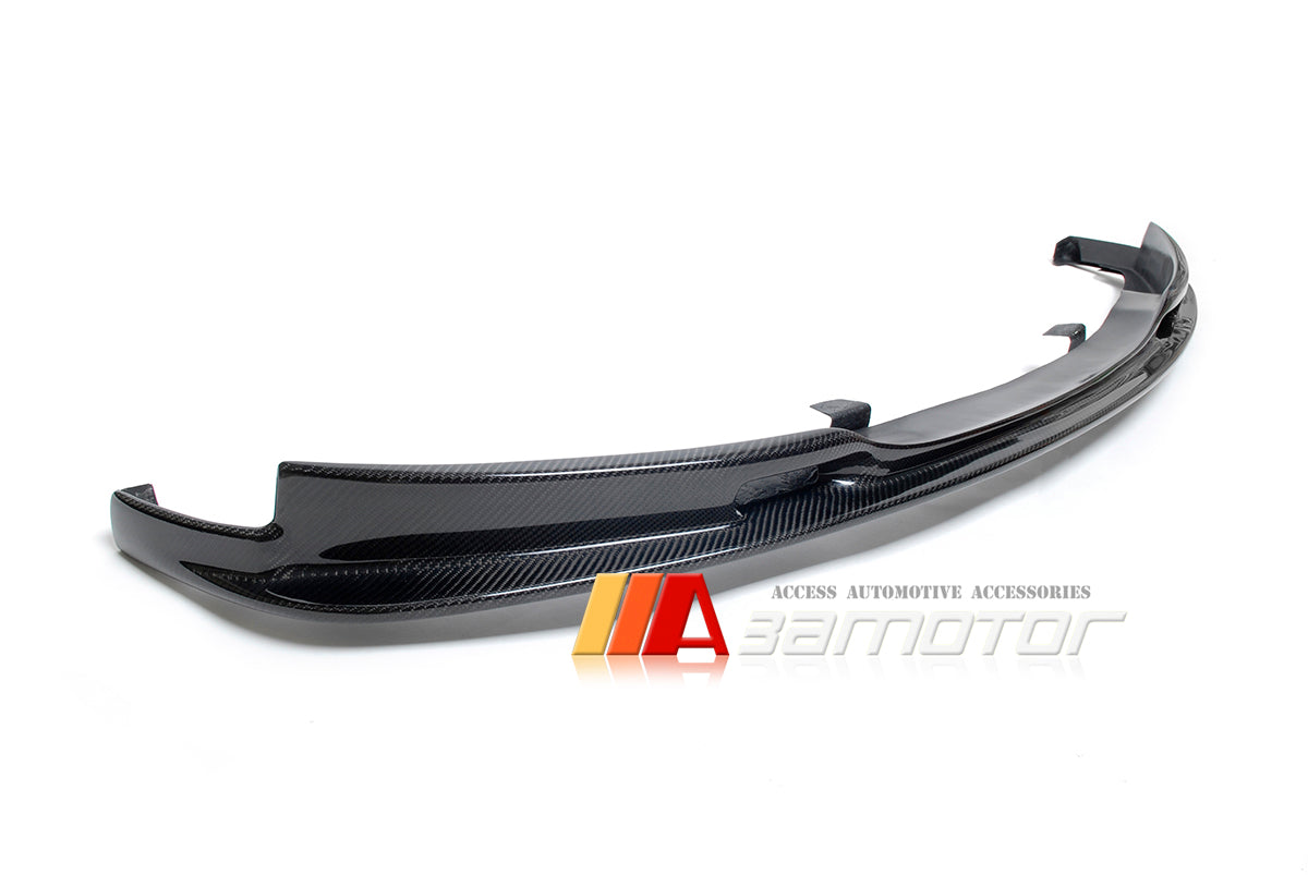 Carbon Fiber 3D Front Bumper Lip Spoiler fit for 2012-2019 BMW F30 / F31 3-Series M Sport Package