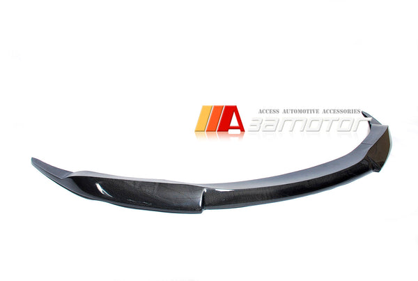 Carbon Fiber V Front Bumper Lip Spoiler fit for 2005-2011 BMW E63 M6 / E64 M6