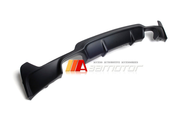 Rear Bumper 3D PP Diffuser Quad fit for 2014-2019 BMW F32 / F33 / F36 4-Series M Sport