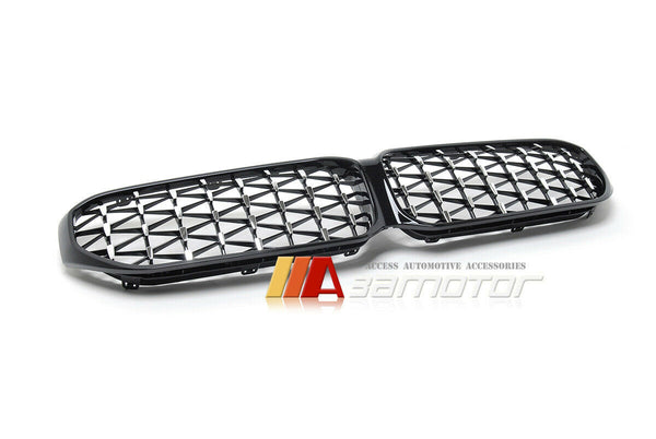 Gloss Black Diamonds Front Grille fit for 2021-2023 BMW G30 / G31 LCI 5-Series F90 M5