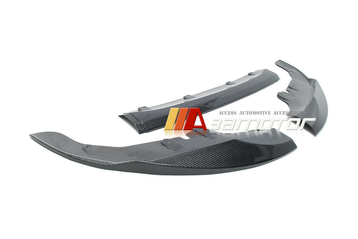 Carbon Fiber MP Front Bumper Lip Splitters Set fit for BMW G22 / G23 4-Series M Sport