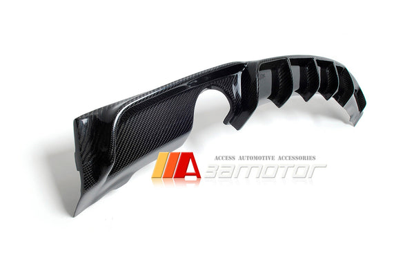 Carbon Fiber P Rear Bumper Diffuser Single fit for 2012-2019 BMW F30 / F31 3-Series 320i M Sport
