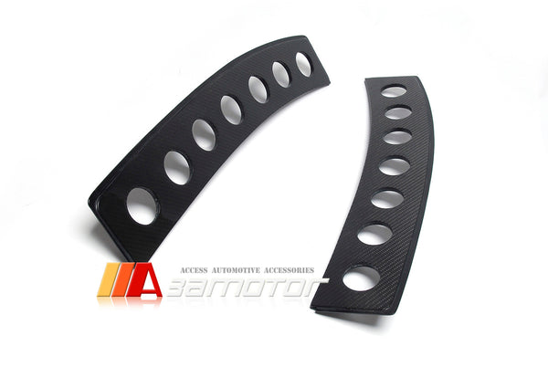 Carbon Fiber Rear Window Vents Louvers Set fit for Mitsubishi Lancer Evolution X EVO 10